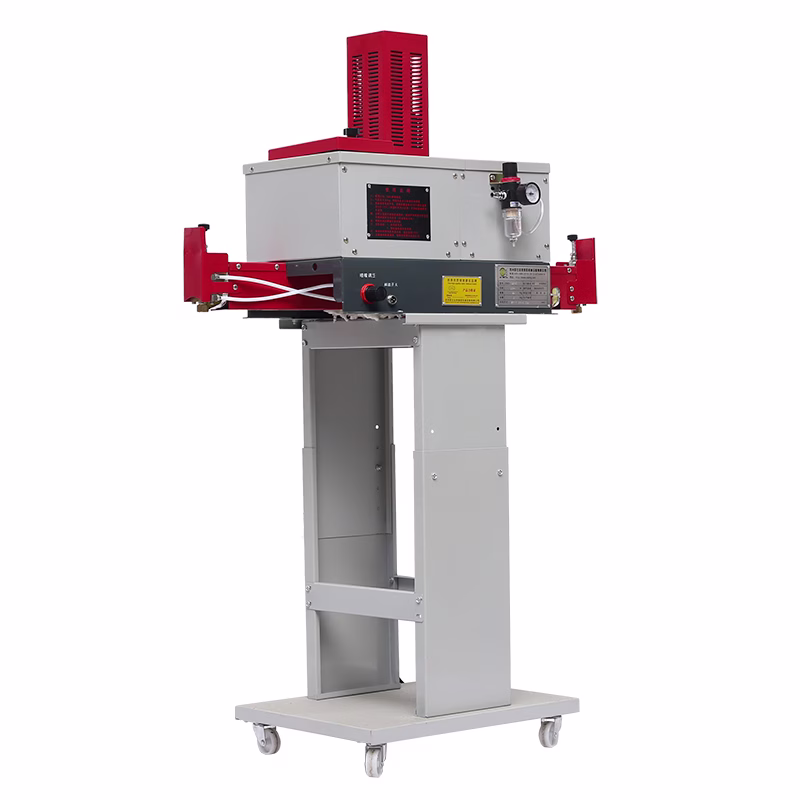 Dispensador de adhesivo termofusible de doble cabezal con bomba de engranajes OSD-2205