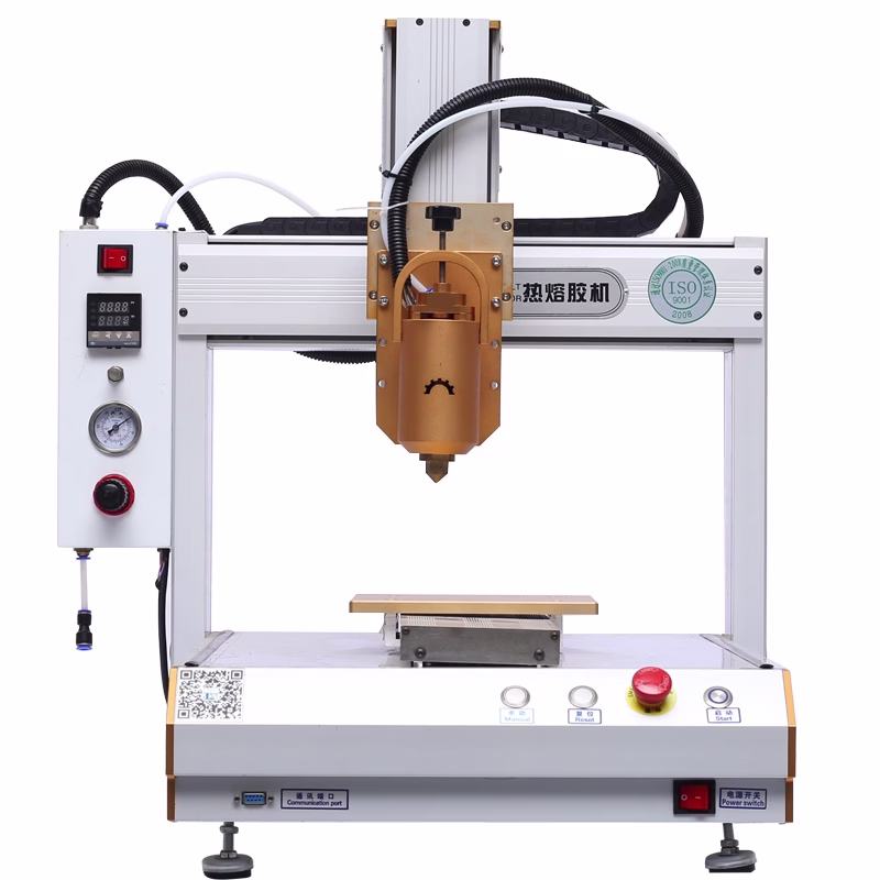 Dispensador de pegamento termofusible de 3 ejes para escritorio OSD-831